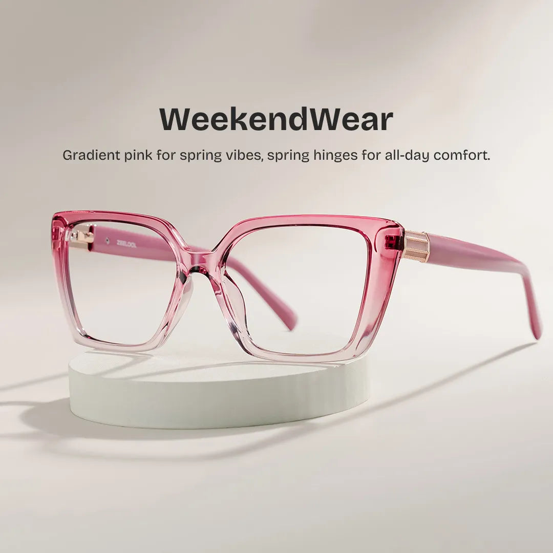 Emery Two-tone Square Glasses