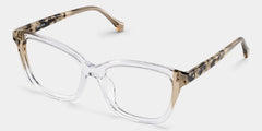 Lena Square Clear Glasses