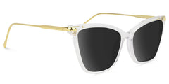 Hilary Butterfly Clear Sunglasses