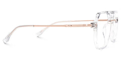 Lizbeth Aviator Clear Glasses