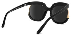 Darice Round Black Sunglasses