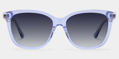 Isabella Clear Blue Square Sunglasses
