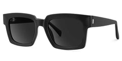 Amadeo Rectangle Black Sunglasses