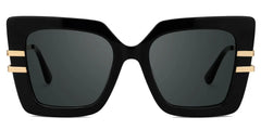 Poutine Square Black Glasses