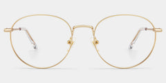 Ian Round Gold Glasses