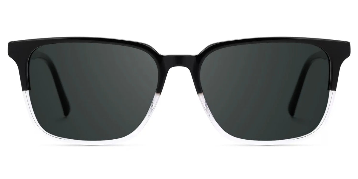 Barnhill Square Black-Clear Glasses