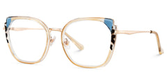 Murcia Square Beige Glasses