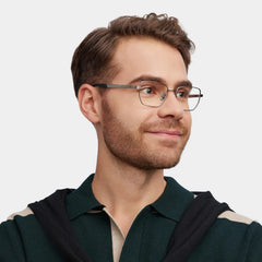 Jameson Geometric Gray Glasses