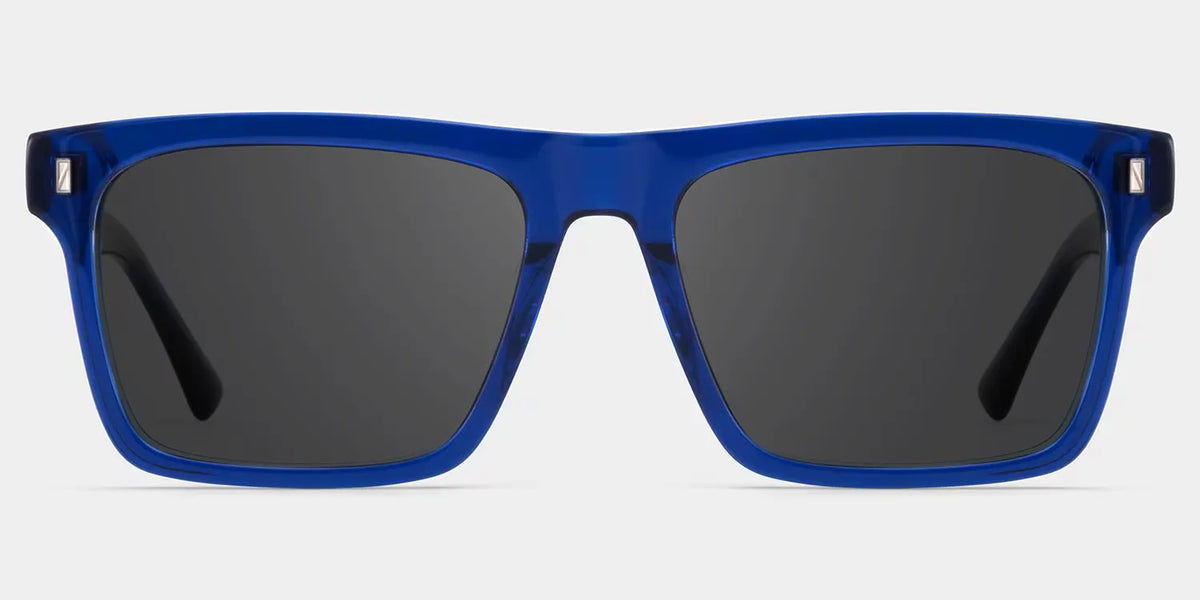 Henry Rectangle Blue Glasses