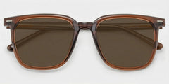 Eliza Dark Brown Square Glasses