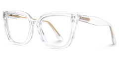 Mirta Square Clear Glasses