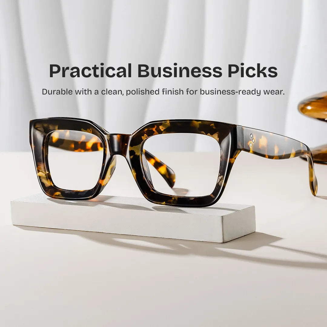 Nevaeh Square Tortoise Glasses