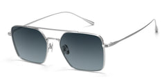 Jensen Aviator Silver Sunglasses