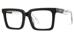 Hattie Rectangle Black Glasses