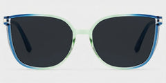 Rodz Square Blue-Green Glasses