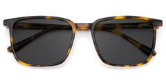Aidan Rectangle Tortoise Glasses
