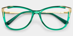 Yomary Cateye Green Glasses