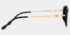 Blaire Oval Black Glasses