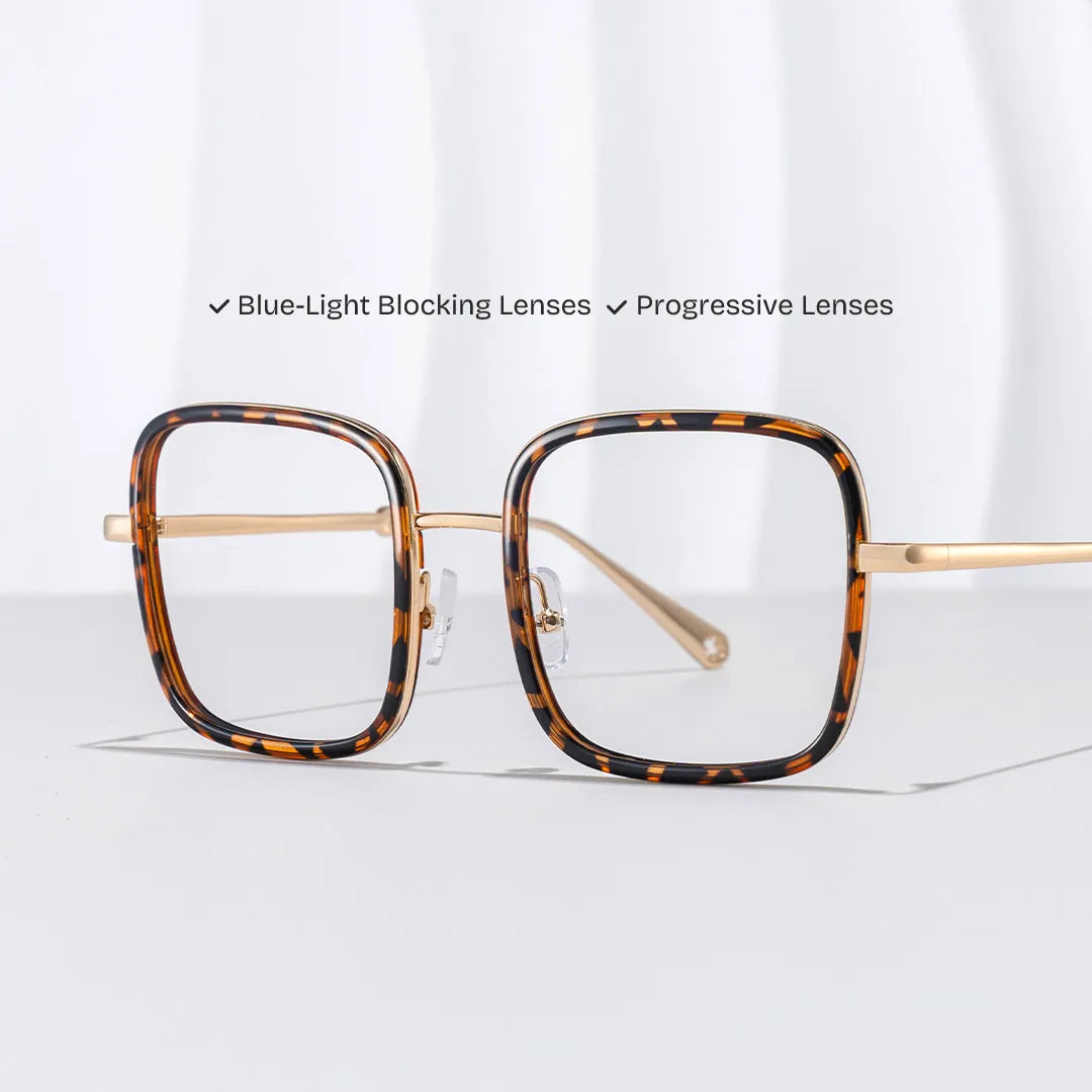 Ozzy Square Tortoise Glasses