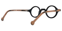 Arale Round Black Glasses