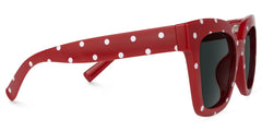 Malcolm Square Red-Dot Glasses