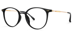Judsy Round Black Glasses