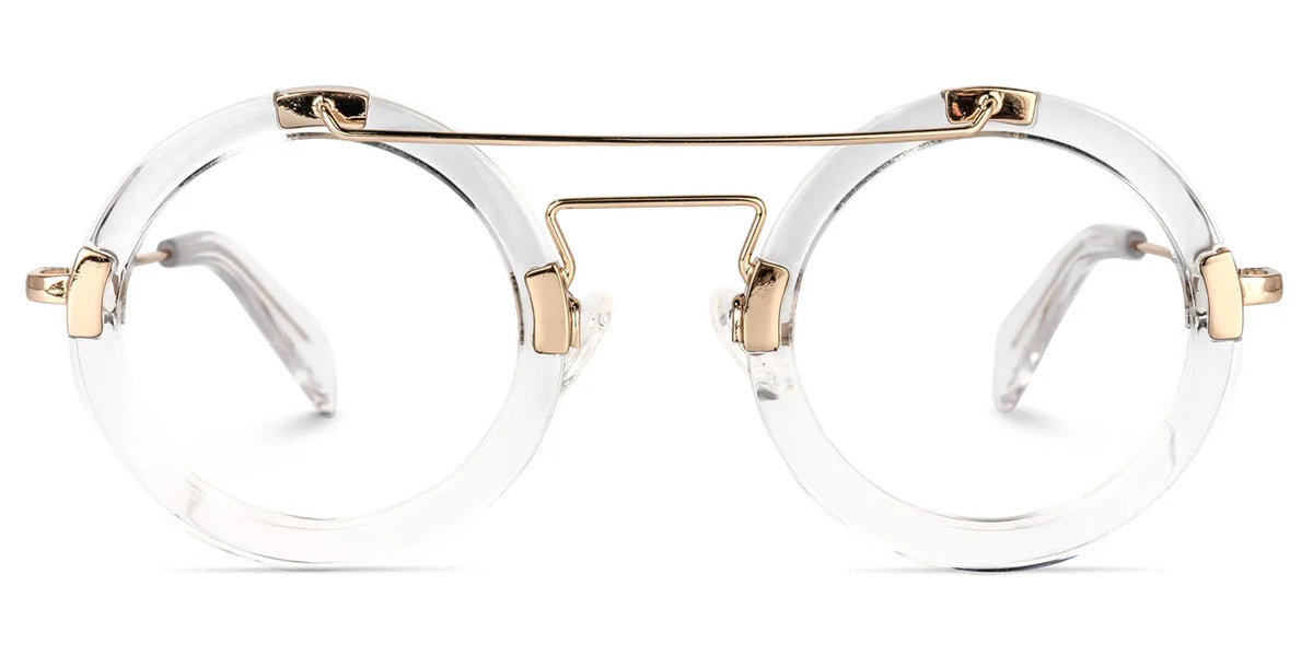 Martis Round Clear Glasses