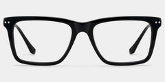 Harper Rectangle Black Glasses