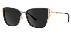 Juniper Rectangle Black Sunglasses