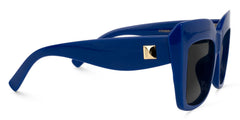 Alberta Cat Eye Blue Sunglasses