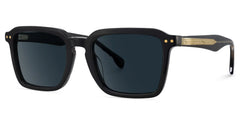 Vickerie Rectangle Black Sunglasses