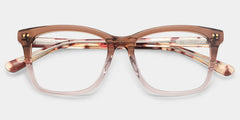 Layla Brown Square Glasses