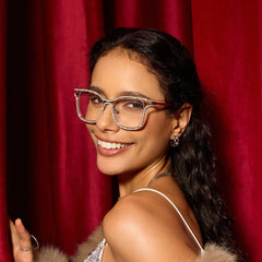 Shine Square Iridescent Glasses