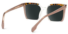 Misty Square Brown Glasses