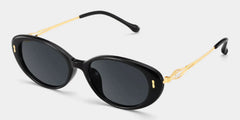 Blaire Oval Black Glasses