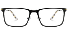 Roxana Rectangle Black Glasses