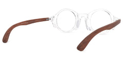 Charlie Round Clear Glasses