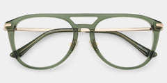 Isabelle Green Aviator Glasses