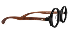 Charlie Round Black Glasses