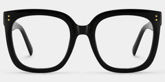 Ebony Square Black Glasses