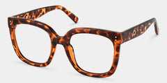Ebony Square Tortoise Glasses