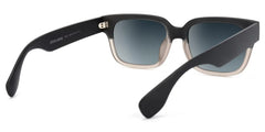 Colin Rectangle Black-Gray Sunglasses