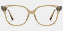 Clara Clear Brown Cat eye Glasses