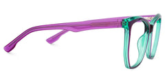 Libby Geometric Purple Glasses
