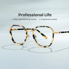 Mitchell Geometric Tortoise Glasses