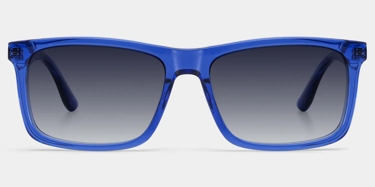 Morgan Rectangle Blue Glasses