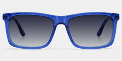 Morgan Rectangle Blue Glasses