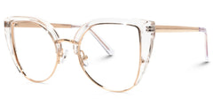 Brewer Cateye Clear Glasses