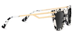 Lidia Square Cow Print Sunglasses