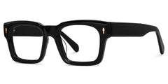 Herman Rectangle Black Glasses